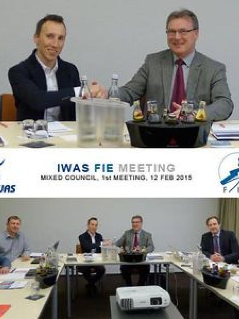 IWAS Wheelchair Fencing (IWF) holds meeting with the International Fencing Federation (FIE)