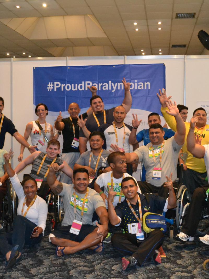 Athletes were educated through Proud Paralympian at Mexico City 2015