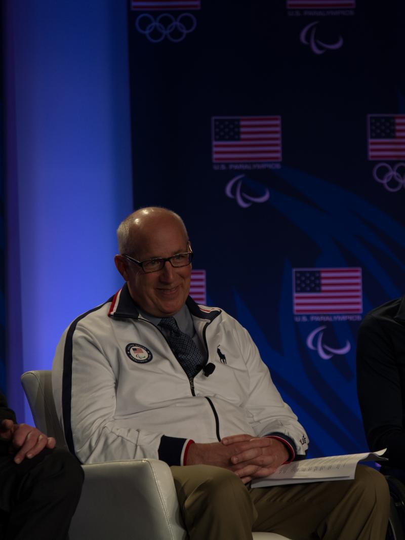 IPC President Sir Philip Craven speaks at the USOC 2016 Media Summit.