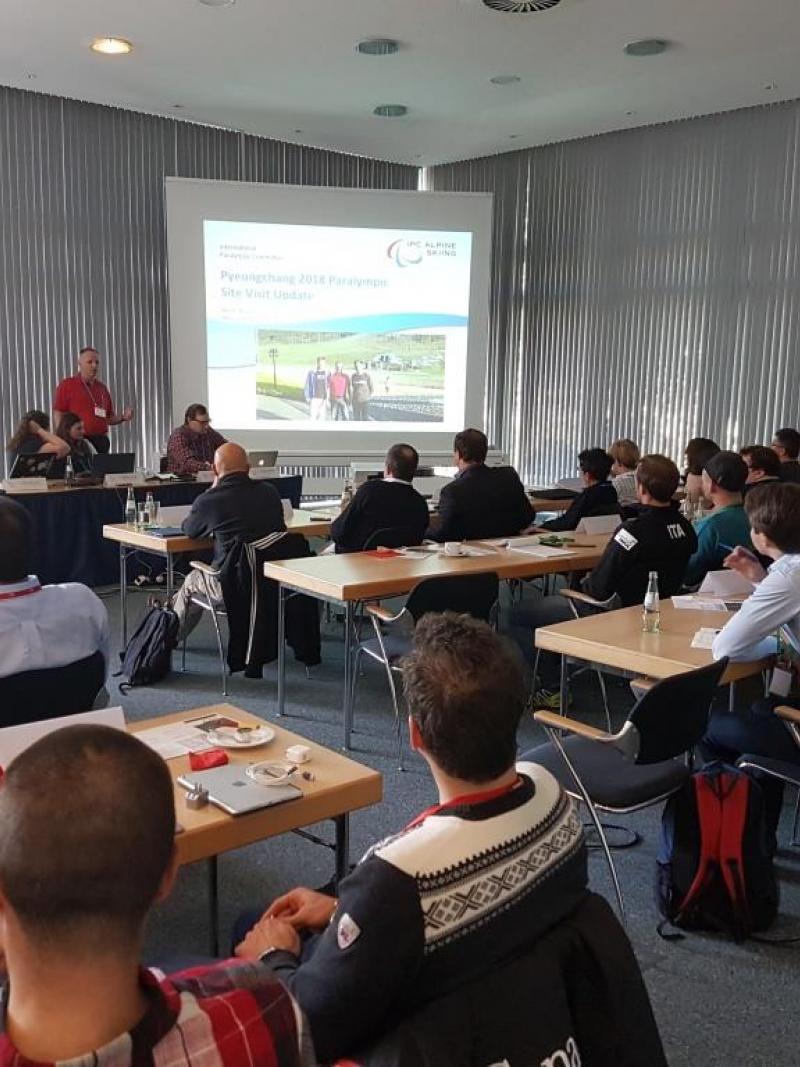 Representatives from 26 nations attended a meeting in Bonn in May 2016 to discuss a number of subjects regarding the future of IPC Alpine Skiing and IPC Snowboard.