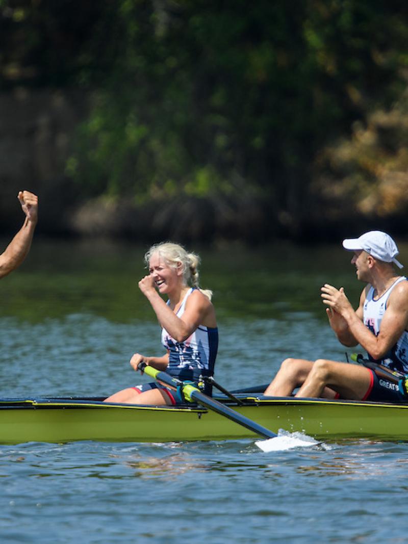 GBR's rowing gold medallists at Lagoa