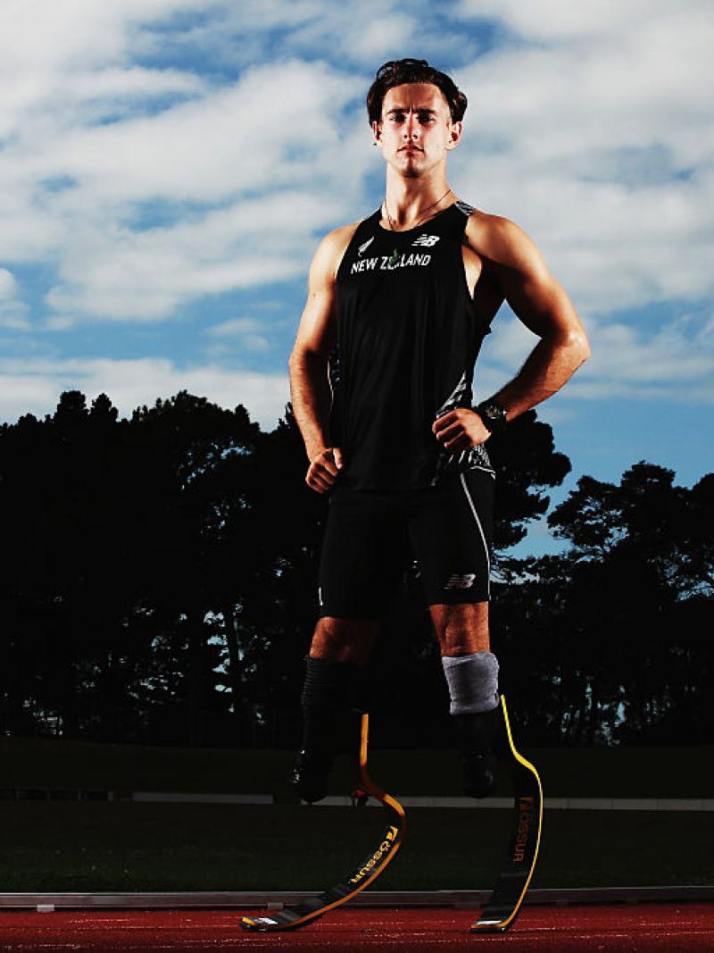 New Zealand Paralympic sprinter Liam Malone 