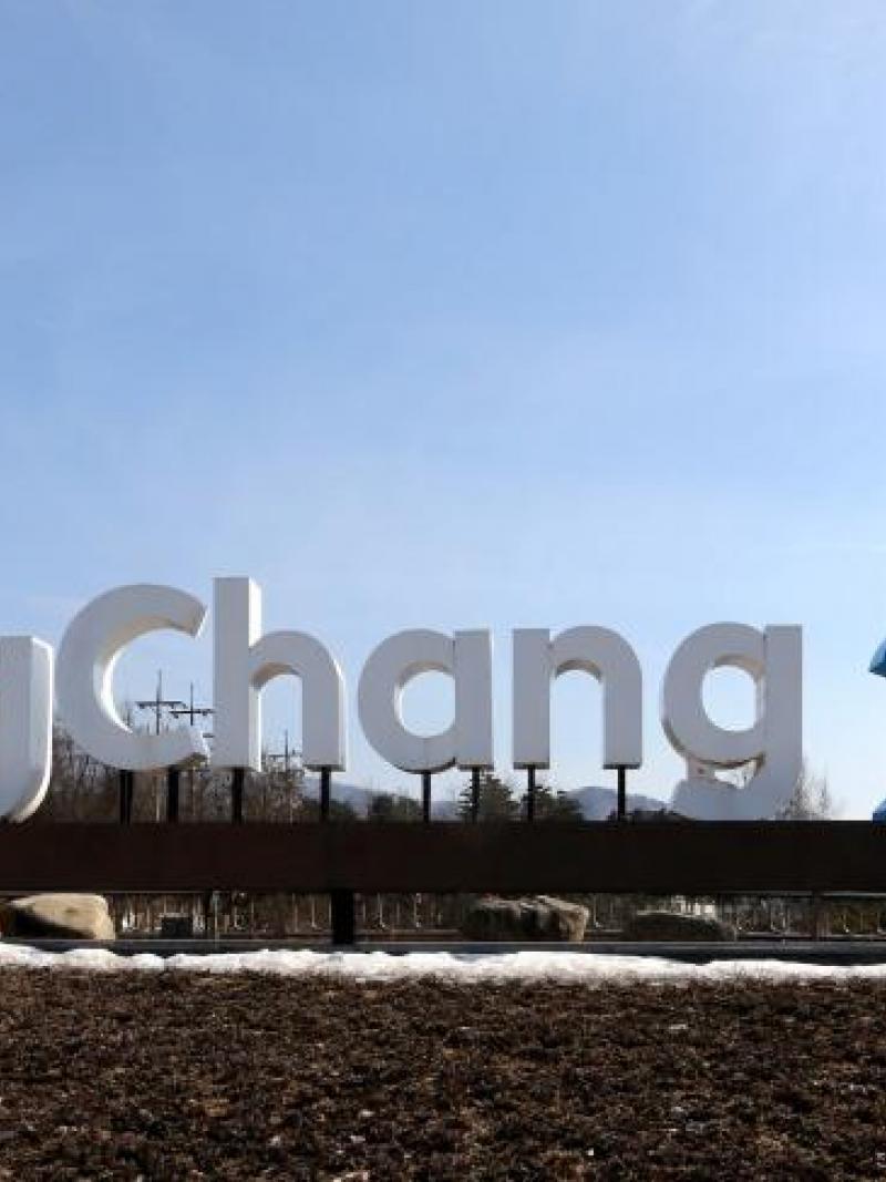 A general view of a street scene near the PyeongChang Mountain Cluster, host of the PyeongChang 2018 Paralympic Winter Games.