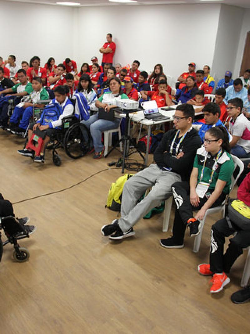 Young Para athletes gather for training sessions that will help their future careers.