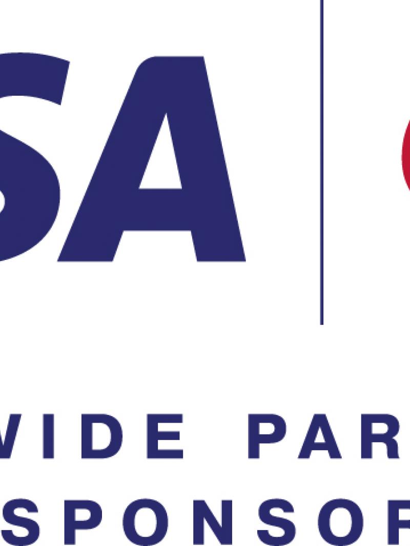The official logos of VISA and the IPC