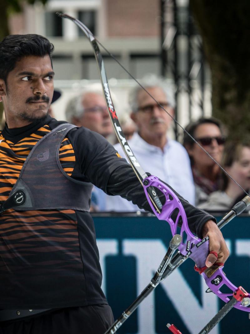 Suresh Selvathamby of Malaysia became the new world champion in the recurve men’s open category