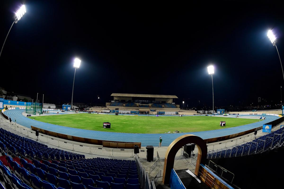 Athletics track at the Dubai Club for People of Determination 