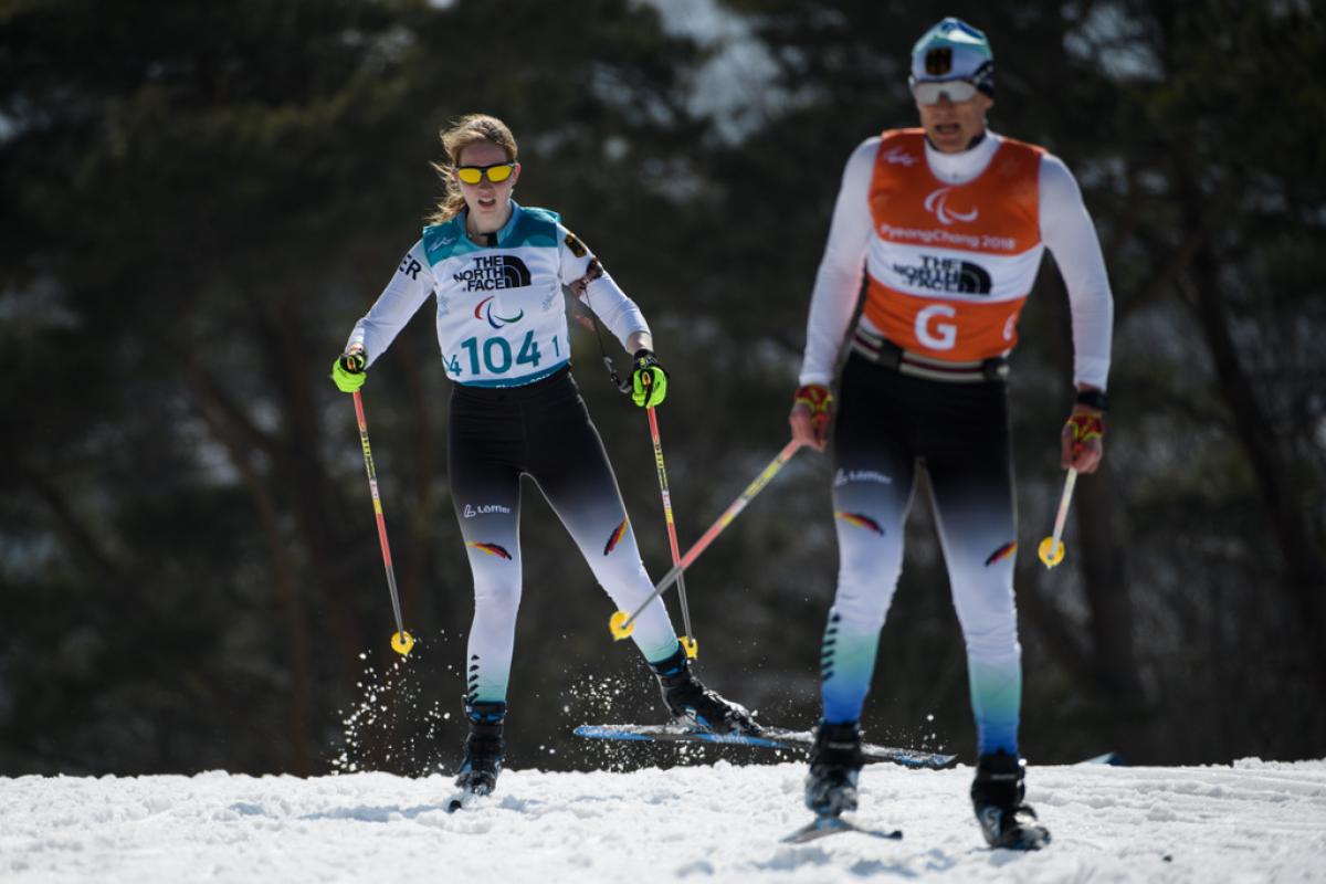 Clara Klug competing at PyeongChang 2018