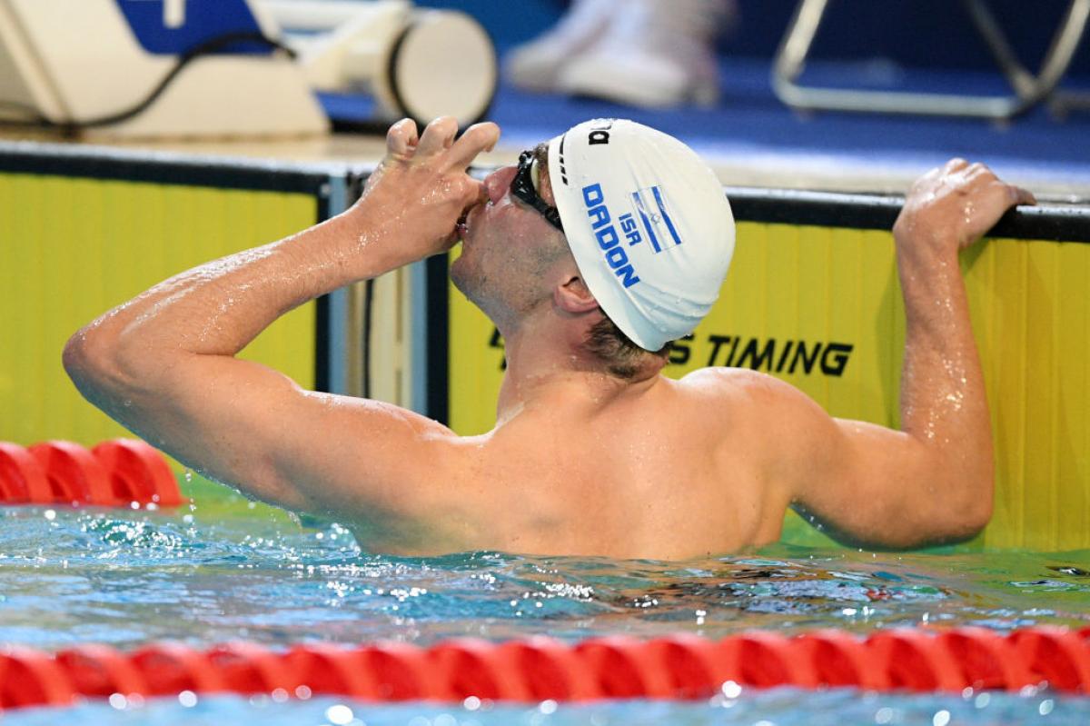 World Para Swimming Championships: Two records in one day in Men's 50m freestyle.