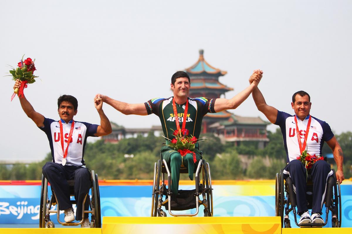 Ernst van Dyk wins gold