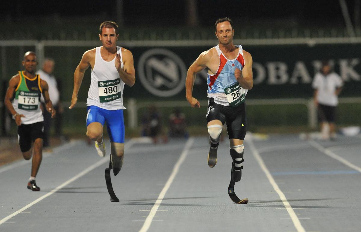 Arnu Fourie and Oscar Pistorius