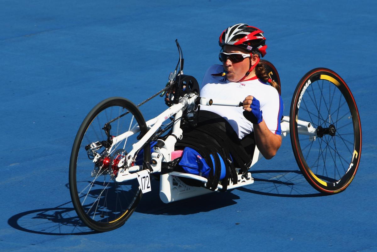 handcyclist Rachel Morris