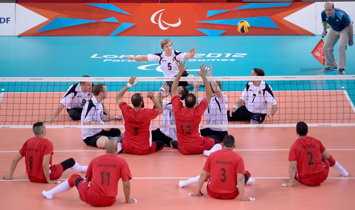 Sitting volleyball