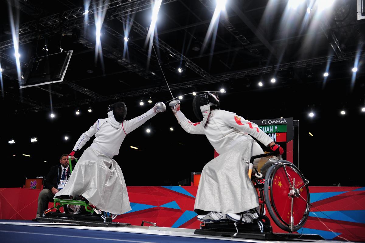 Wheelchair fencing