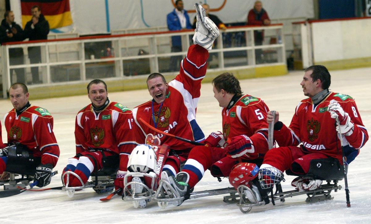 Russia ice sledge hockey