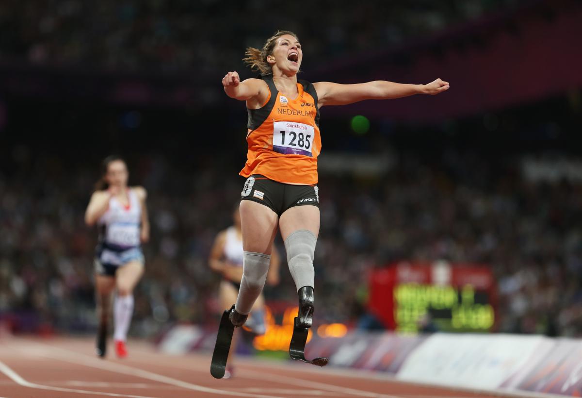 Van Rhijn now world's fastest female leg amputee