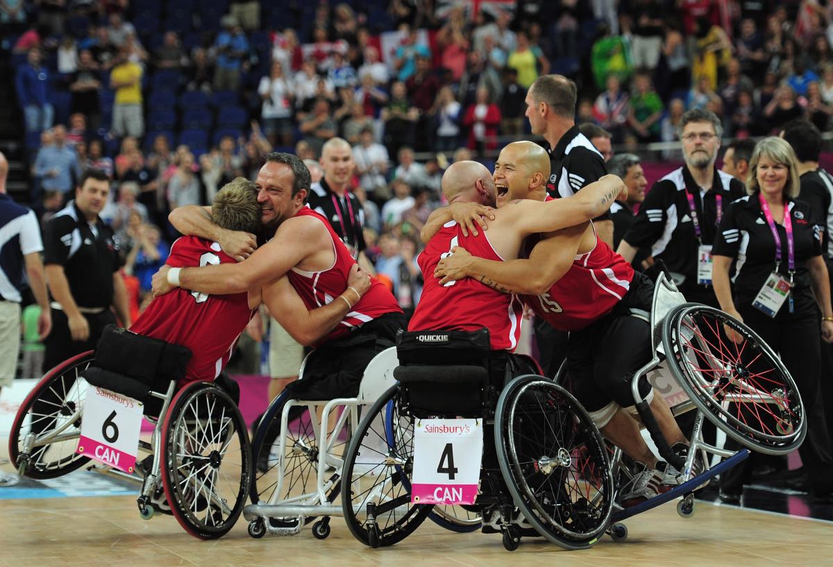 Canada's wheelchair basketball team