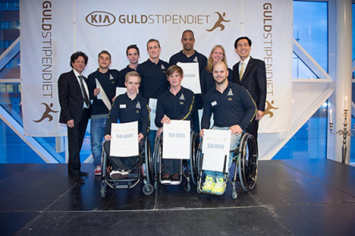 Sweden's Gold Scholarship athletes 2013