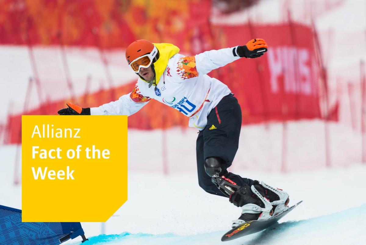 Fact of the week - Para-snowboard