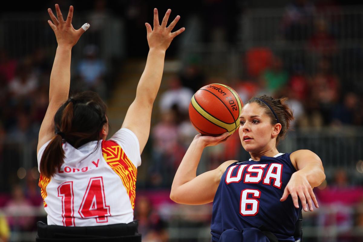  USA women's wheelchair basketball team