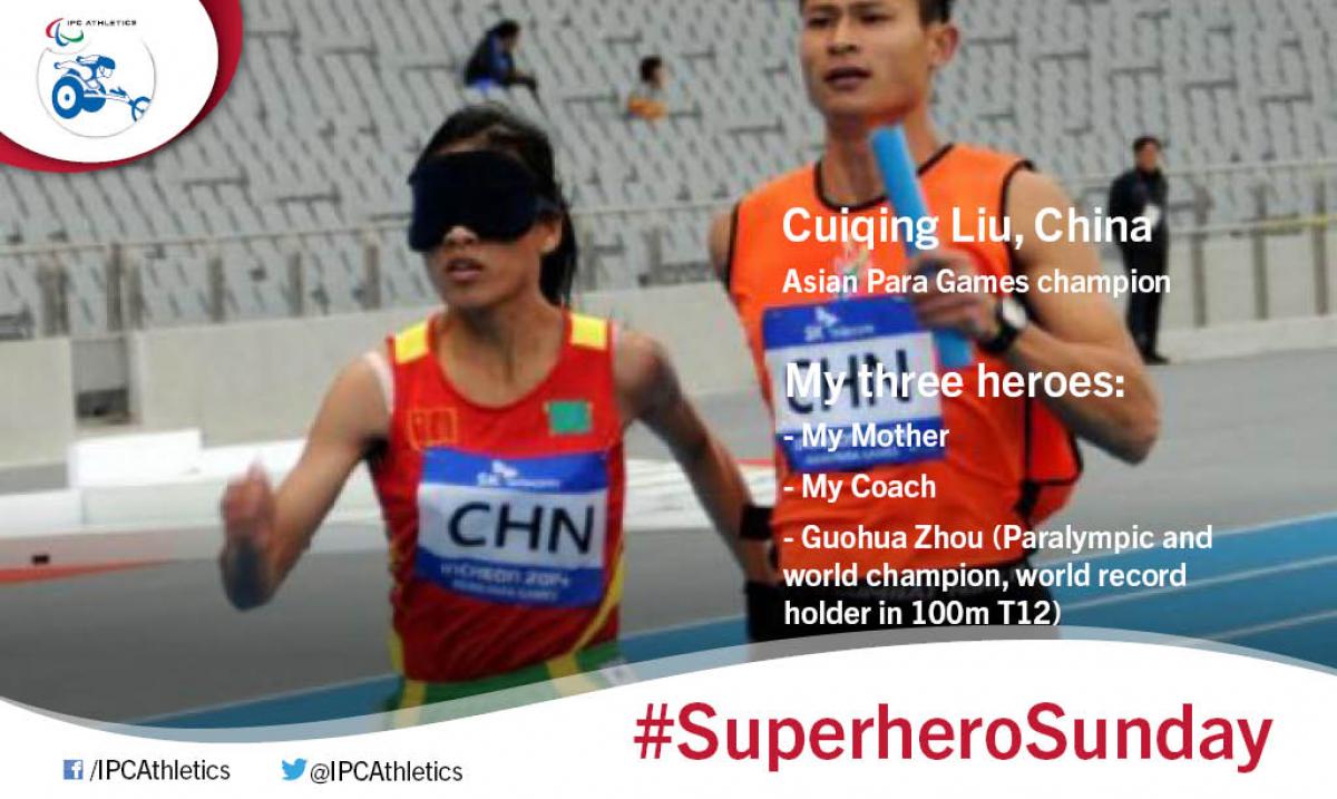 Cuiqing Liu has three Superheros: her mother, her coach and Guohua Zhou.