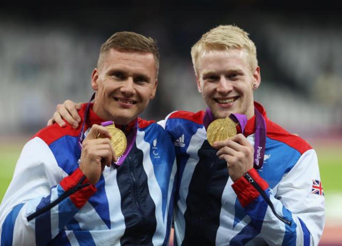 Jonnie Peacock and David Weir