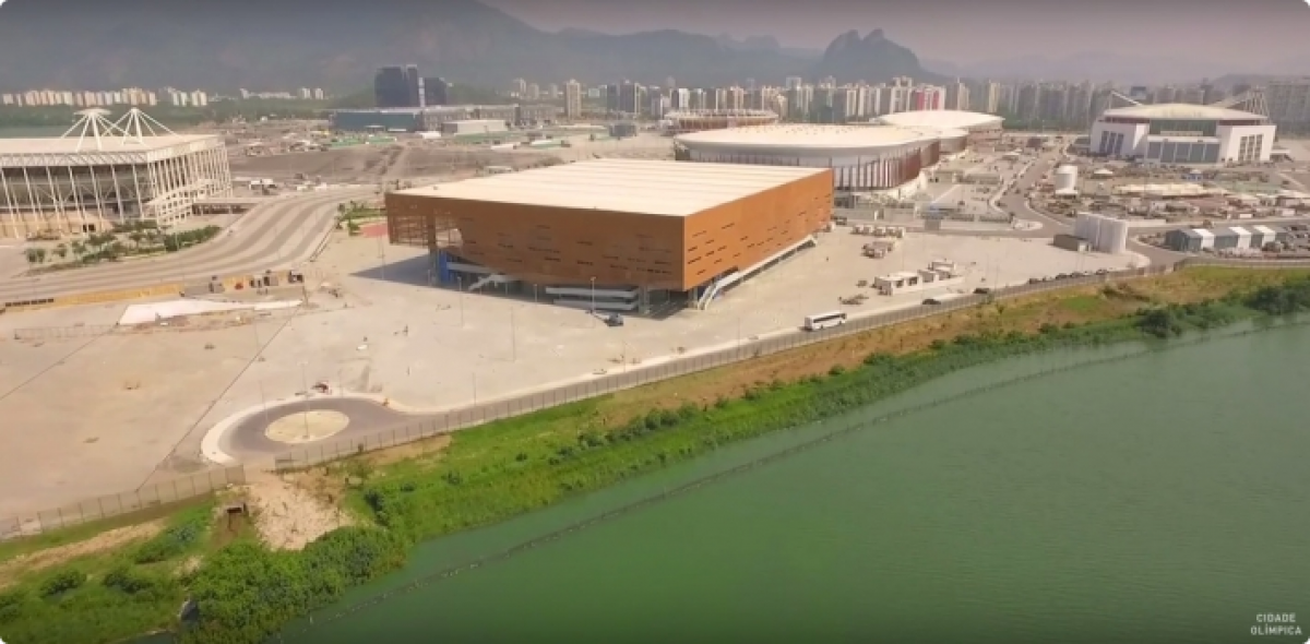 Aerial view of Olympic Park