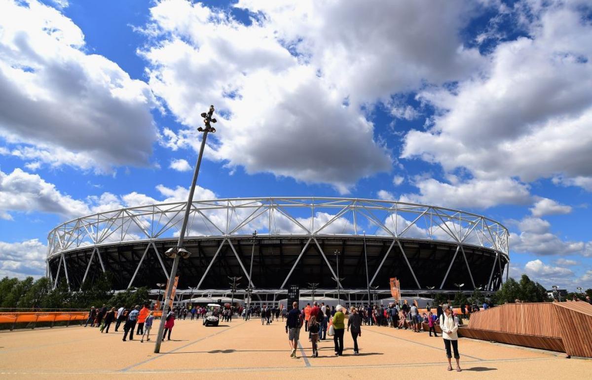 A general view of the Olympic Stadium at the London 2012 Olympic Park.