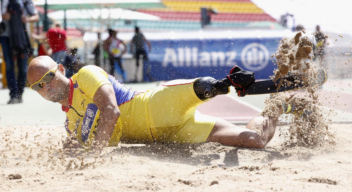 Atsushi Yamamoto Japan's Atsushi Yamamoto competes in the long jump at the 2016 IPC Athletics Grand Prix in Berlin.