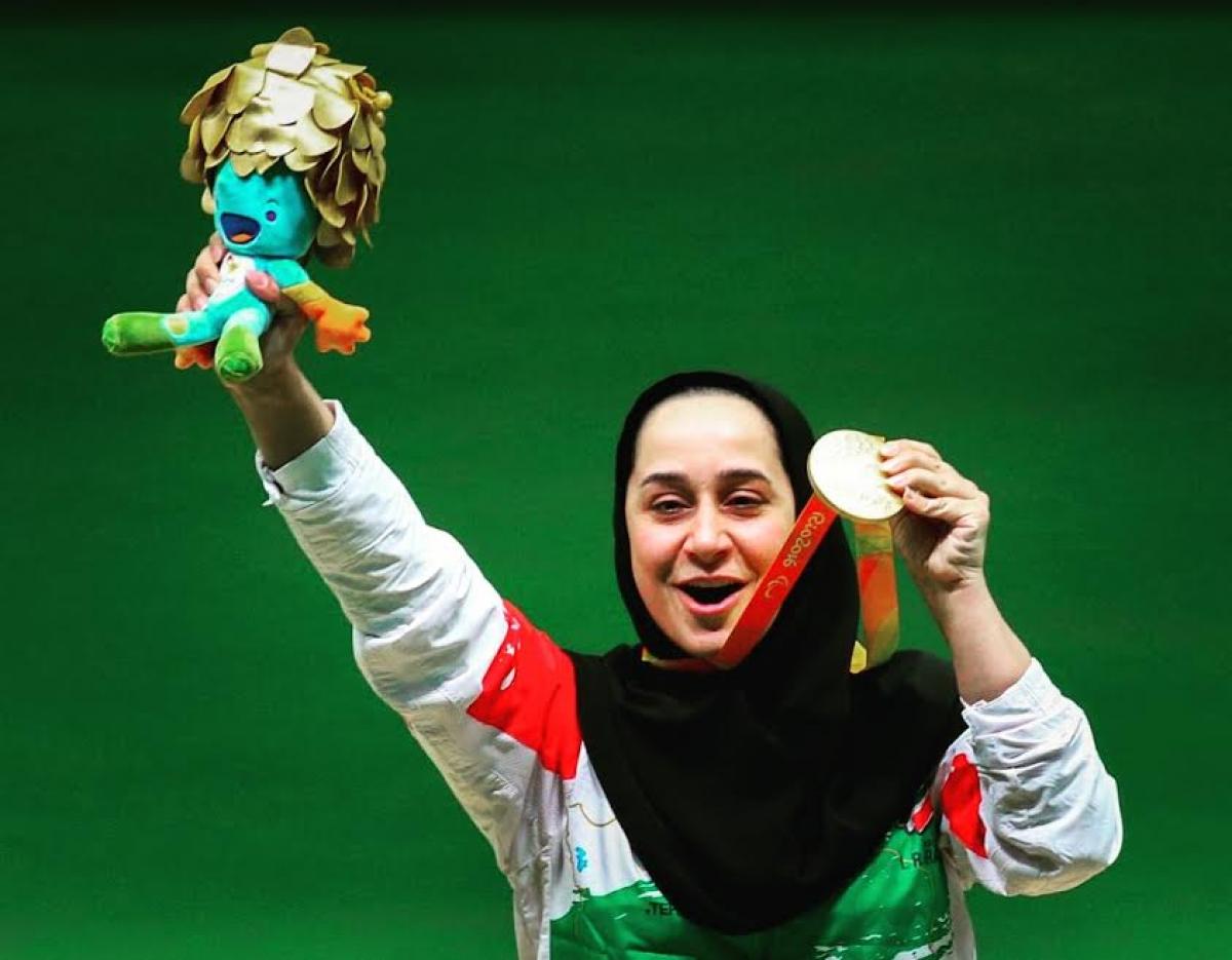 Sareh Javanmardidodmani wins shooting gold medal Rio 2016