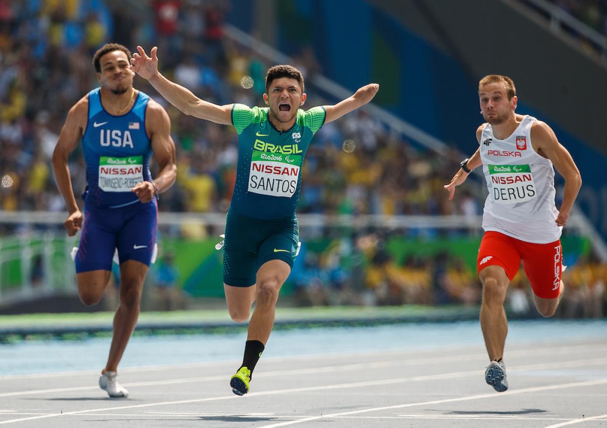 Ferreira Dos Santos Smashes Record In 100m T47 Final International Paralympic Committee