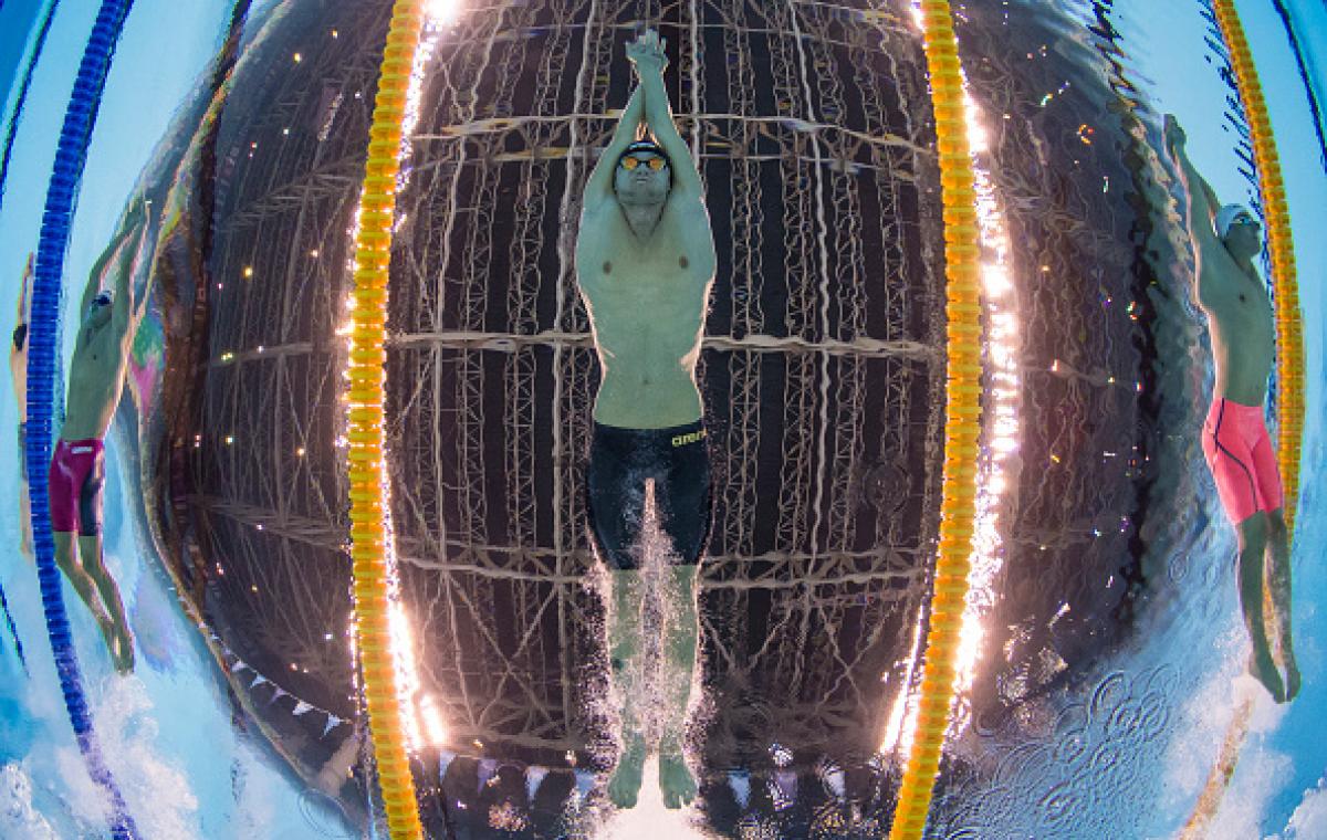 Ihar Boki of Belarus competing at Rio 2016