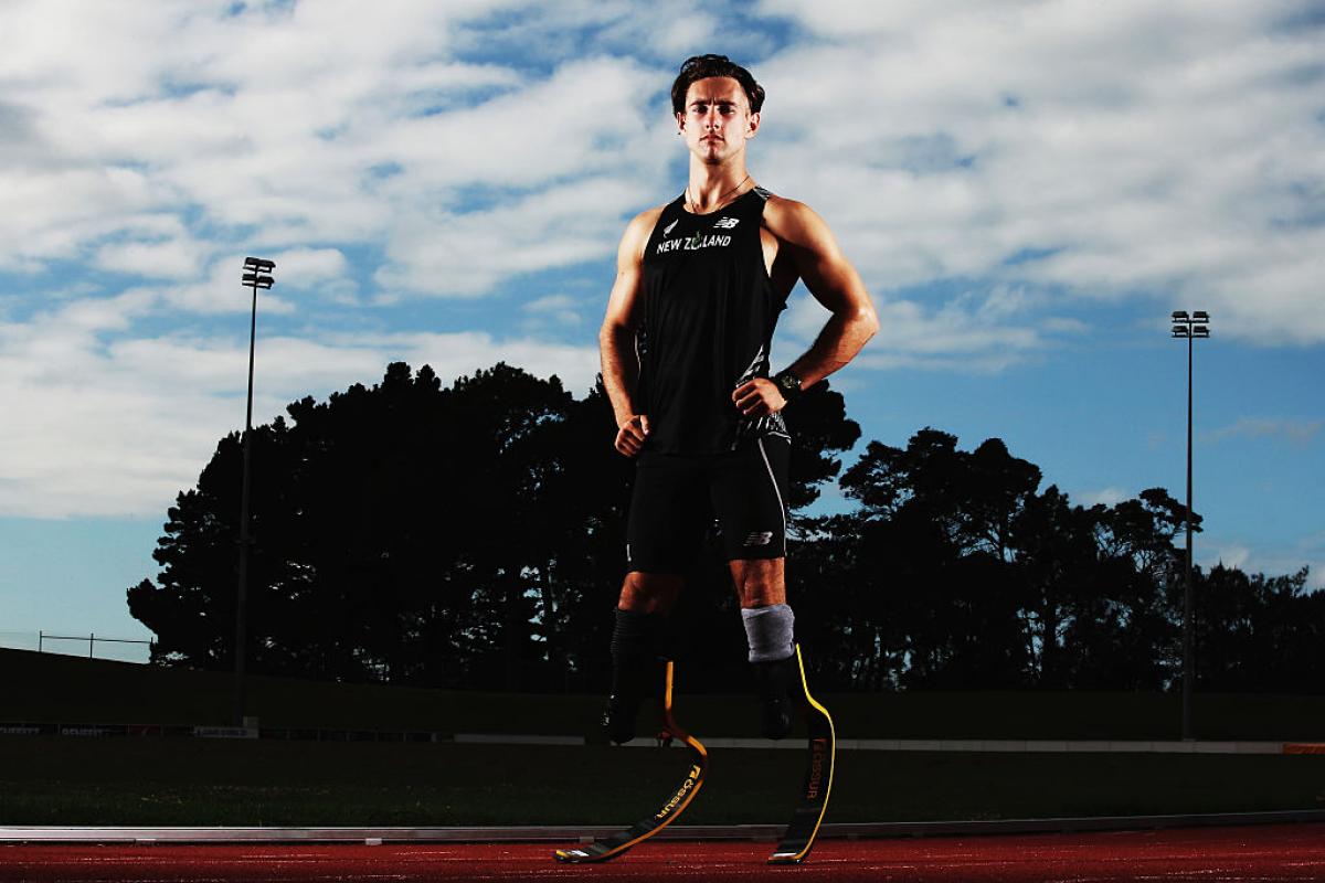 New Zealand Paralympic sprinter Liam Malone 