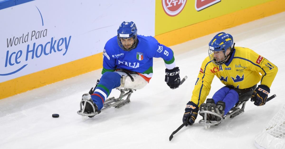 Gangneung 2017 Sandro Kalegaris Scores Big For Italy In Opening Game International Paralympic Committee