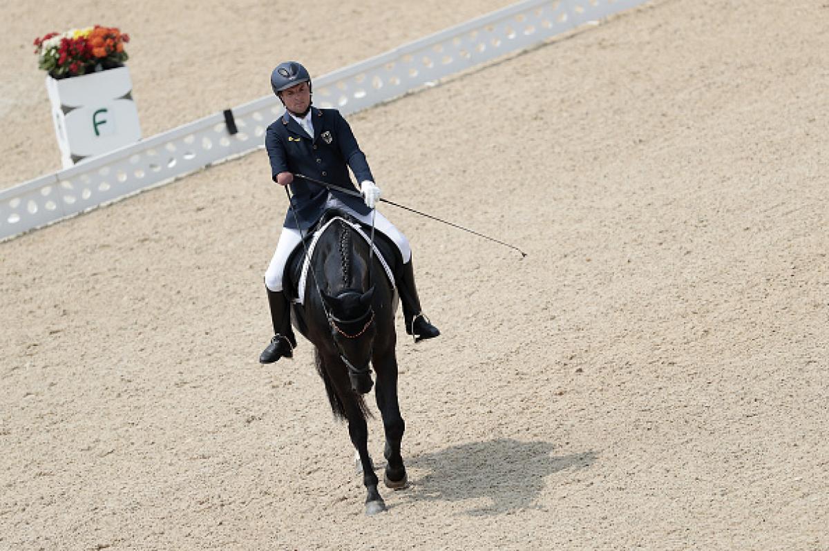 Steffen Zeibig - Germany equestrian Man riding a horse