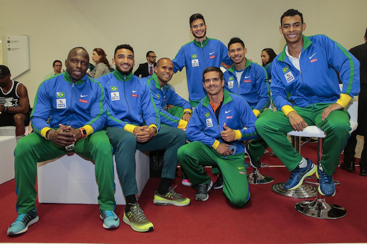 Members of the Brazil team for World Para Athletics Championships 