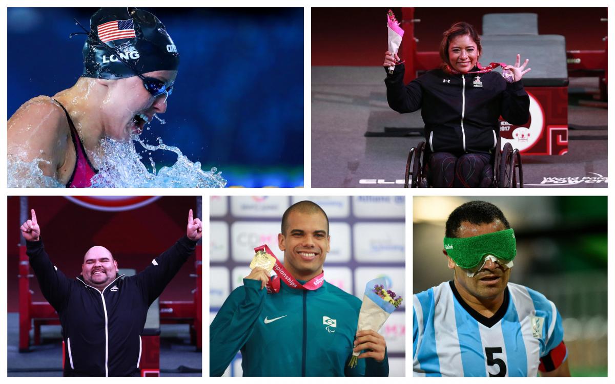 Silvio Velo, Amalia Perez, Jose de Jesus Castillo Castillo, Andre Brasil and Jessica Long are the five shortlisted athletes