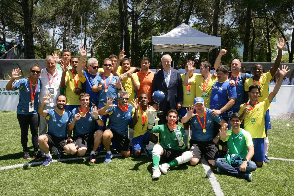 Madrid 2018: Brazilian blind football team gets ready