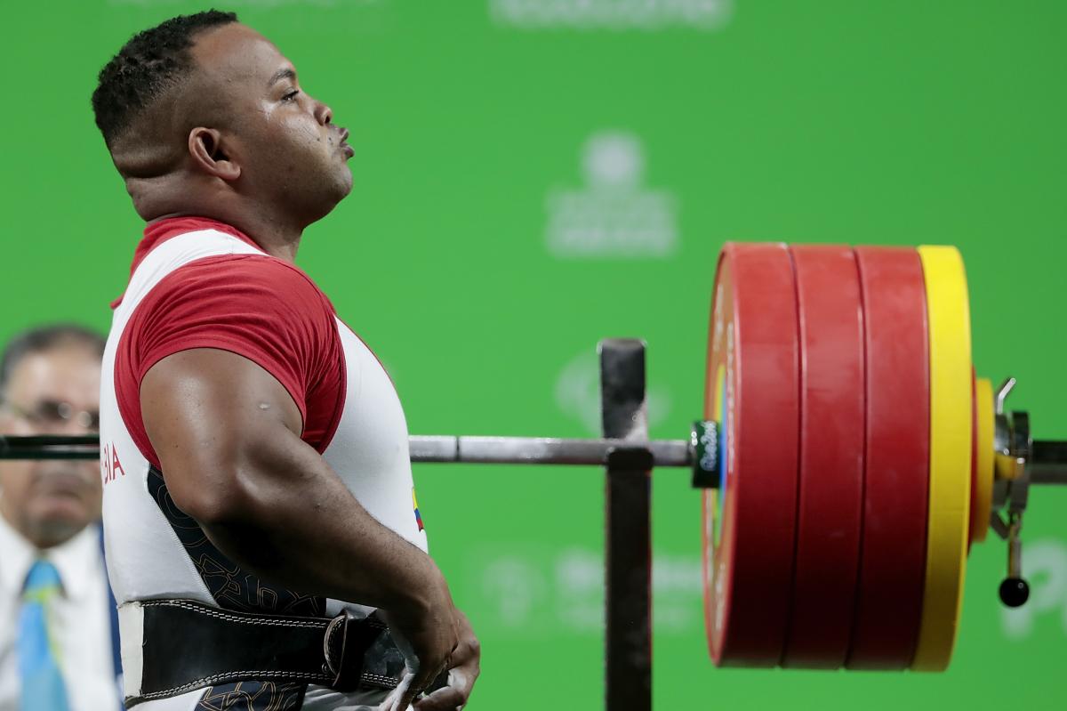 Colombian powerlifter Fabio Torres