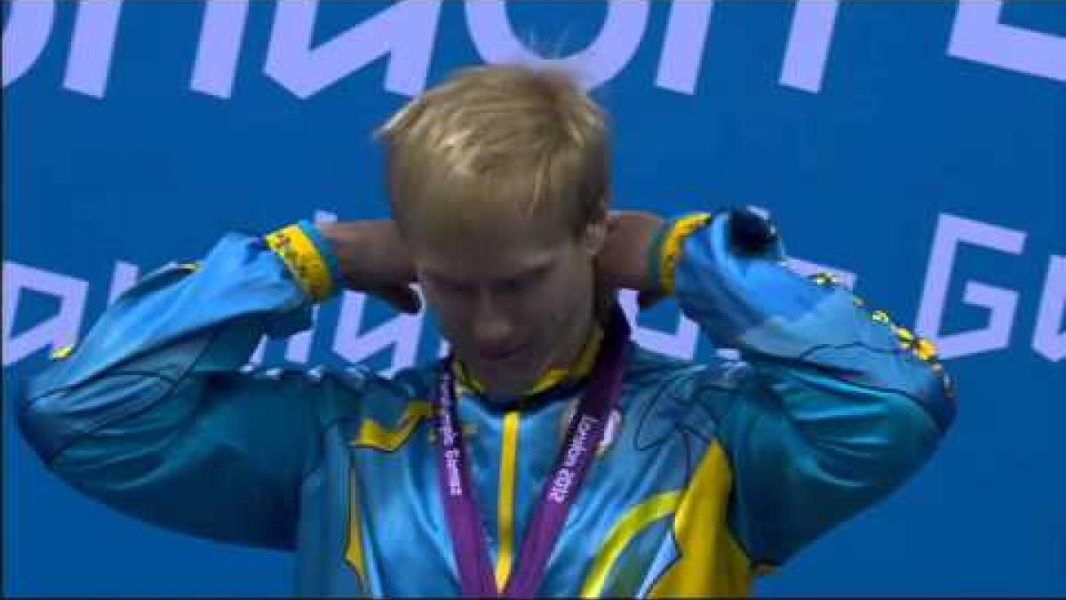 Swimming - Men's 50m Freestyle - S12 Victory Ceremony - London 2012 Paralympic Games
