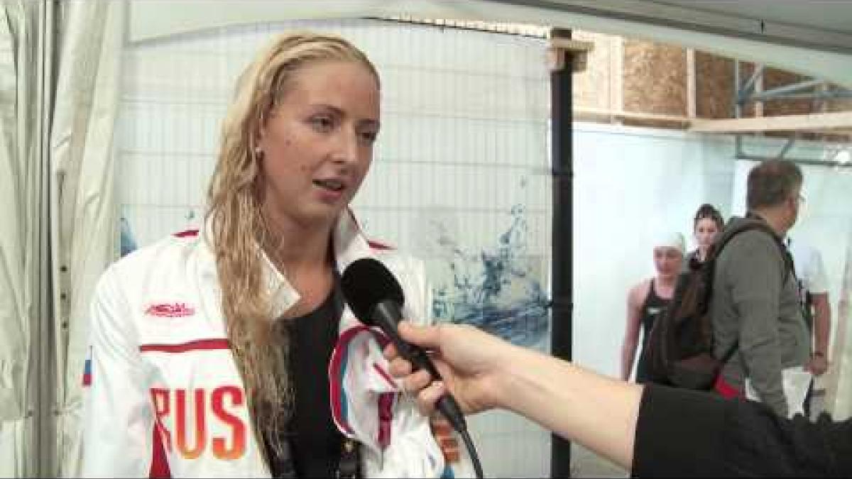 Olesya Vladykina, Russia - Women's 100m Breaststroke SB8