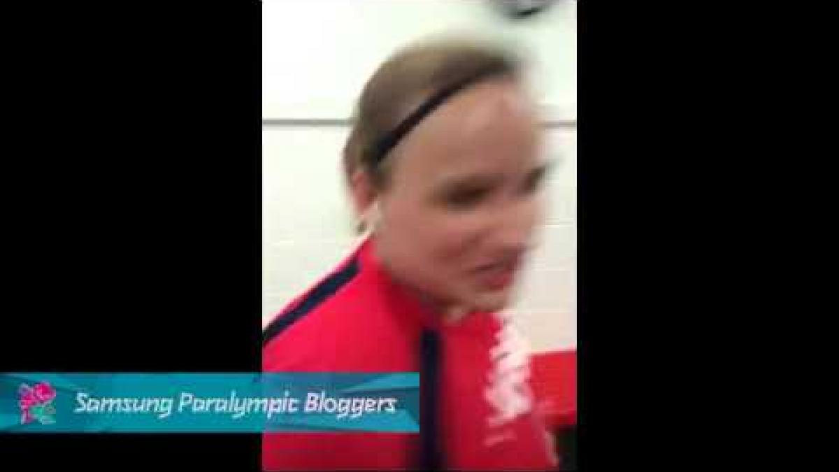 Jen Armbruster - Warm up for USA, Paralympics 2012