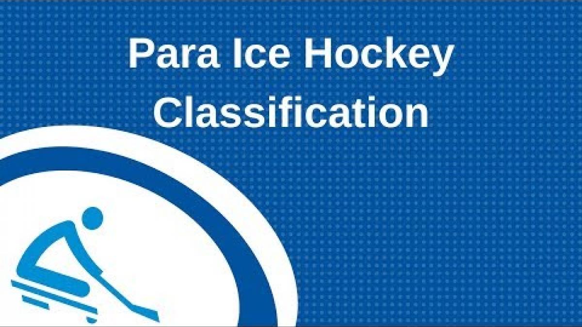 Para Ice Hockey Classification