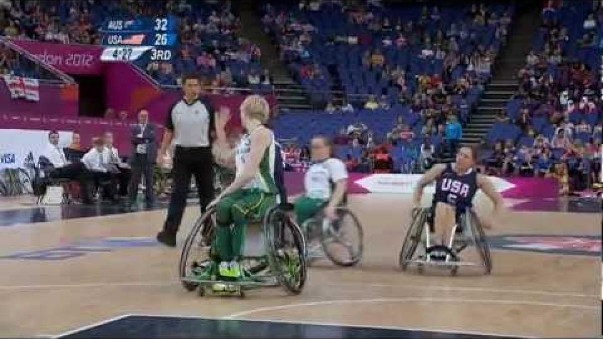 Wheelchair Basketball - Women's Semi-final - USA versus AUS - London 2012 Paralympic Games