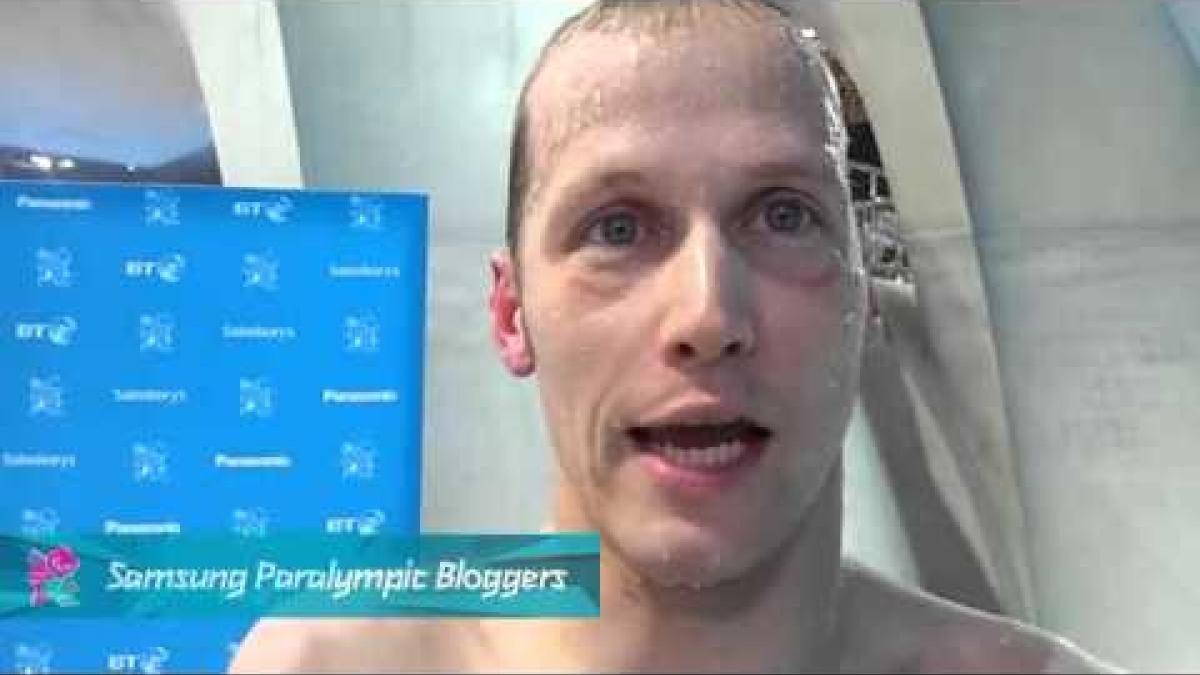 IPC Blogger - Sascha Kindred (Great Britain), men's 200m IM S6, silver medallist, Paralympics 2012