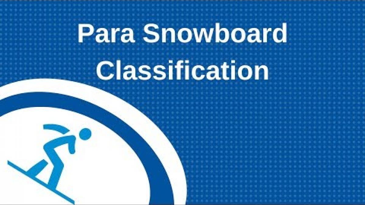 Para Snowboard Classification