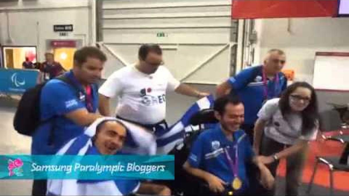 Grigoris Polychronidis - After the gold medal, Paralympics 2012