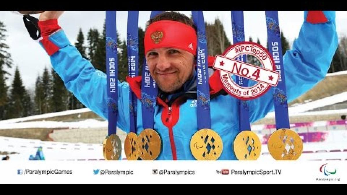 No. 4 Roman Petushkov wins record six gold medals at Sochi 2014 Paralympic Winter Games