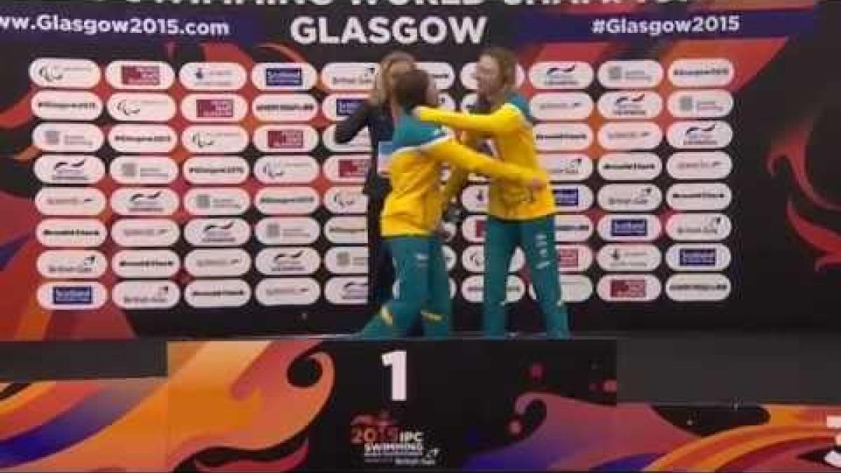 Women's 400m Freestyle S8 | Victory Ceremony | 2015 IPC Swimming World Championships Glasgow