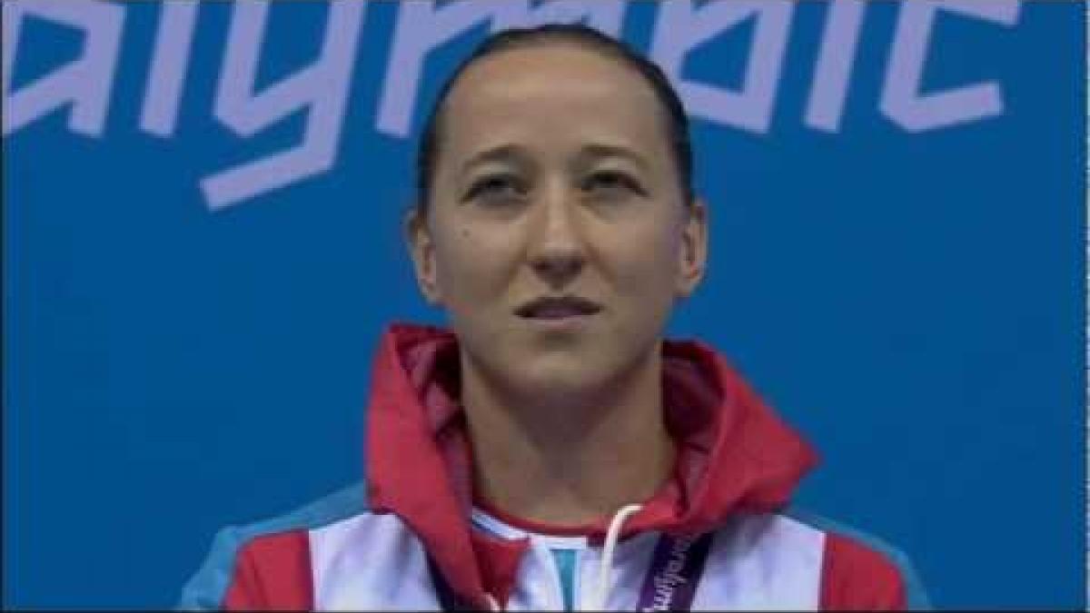 Swimming - Women's 100m Breaststroke - SB12 Victory Ceremony - London 2012 Paralympic Games